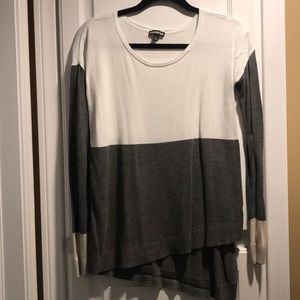 Express Colorblock Sweater size M